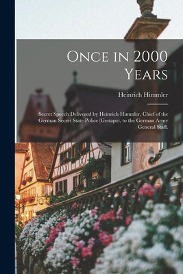 Libro Once In 2000 Years: Secret Speech Delivered By Hein...