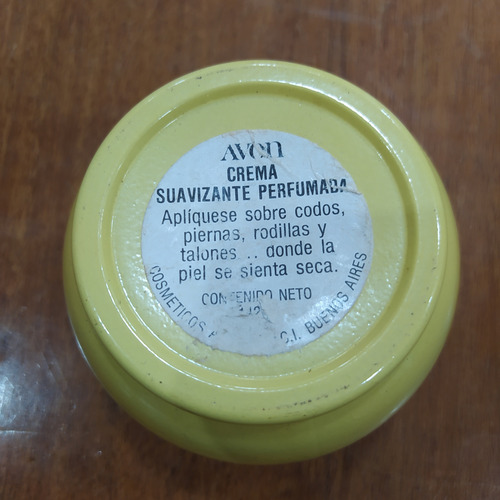 Antiguo Frasco De Vidrio Avon Tapa A Rosca (Usado)