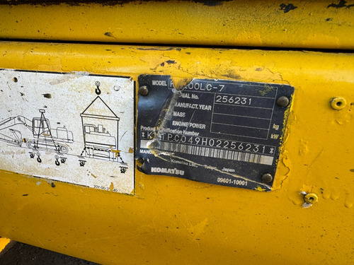 Excavadora Hidráulica Sobre Oruga Komatsu Mod. Pc200 Lc-7