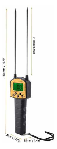 Sensor Inteligente Ar991 Digital Lcd Grão Medidor De Umidade