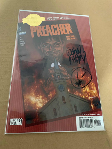Preacher #1 Millenium Edition Firmado Por Glenn Fabry