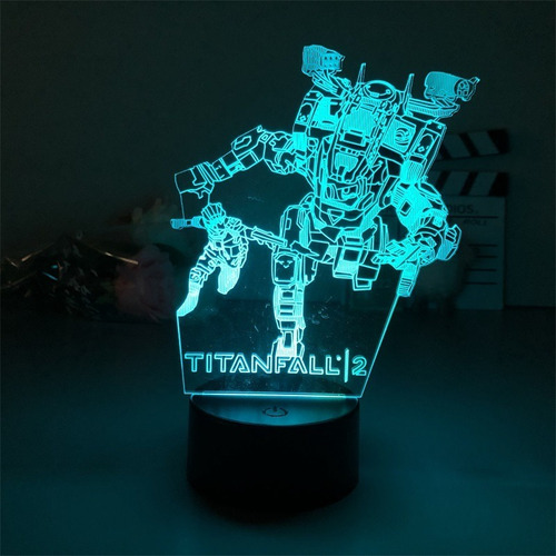 Juego 3d Night Light Festival De Titanfall 2, Regalo Para Ad