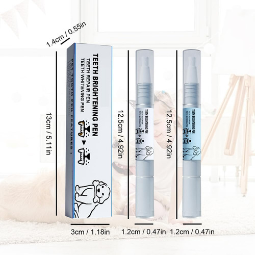 3pc Pet Teeth Repairing Kit,cat/dog Teeth Whitening Syringes