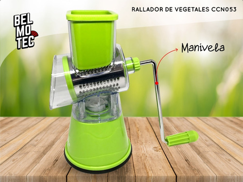 Rallador De Verduras Manual C/ Cortador Rebanador Vegetales