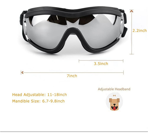 Gafas De Sol Para Perros De Tamaño Mediano O Grande, Antiuv,
