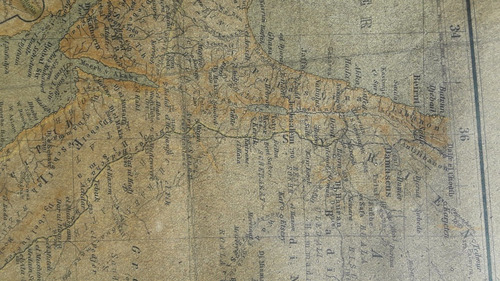 Mapa Antiguo Israel Arabia Egipto (Usado)