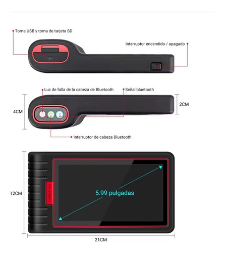 Scanner Automotriz Profesional Thinkscan Max 2