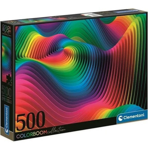 Rompecabezas Clementori Color Boom Olas 500 Piezas
