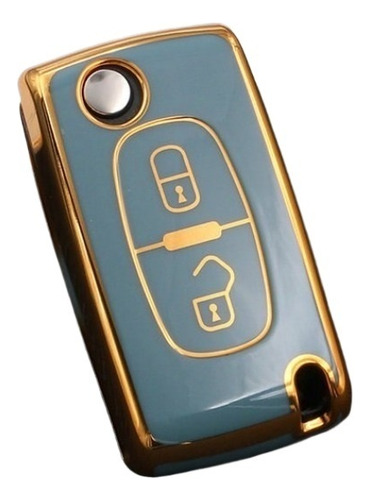 Gmm Peugeot 206/207/307/406 2 Botão Controle Chave Case