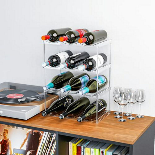 Organizador Apilable De Botellas Yieach Para Gabinete - 4 Pc