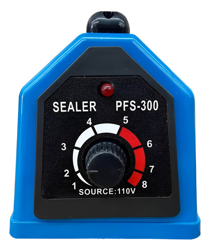 Sealadora Manual De Plástico 300mm 8 Niveis Ajuste Desl-aut. Azul-aço