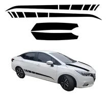 Comprar Calca Sticker Puertas Laterales Cofre Nissan Versa 2020 2021