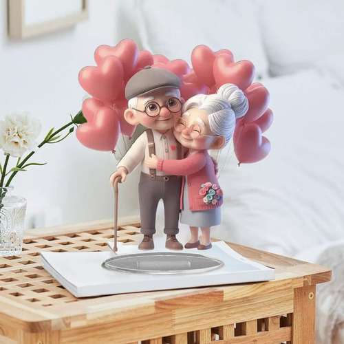 Soporte Acrílico Adornos Regalo Día La Madre Día Del Padre