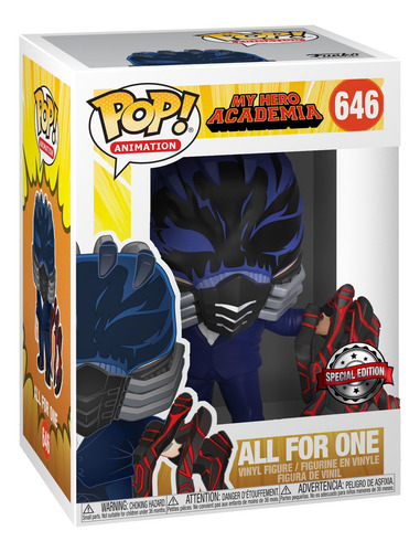 ¡funko Pop! My Hero Academia: ¡todo Para Uno! ¡battle Hand B