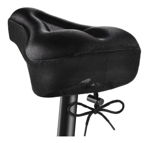 Imagen 8 de 10 de Funda Asiento Bicicleta Cubre Gel Acolchado Ajustable C Memo