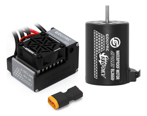 Motor Sin Escobillas Gouprc S3650 3100kv 60a Para Rc 1/10