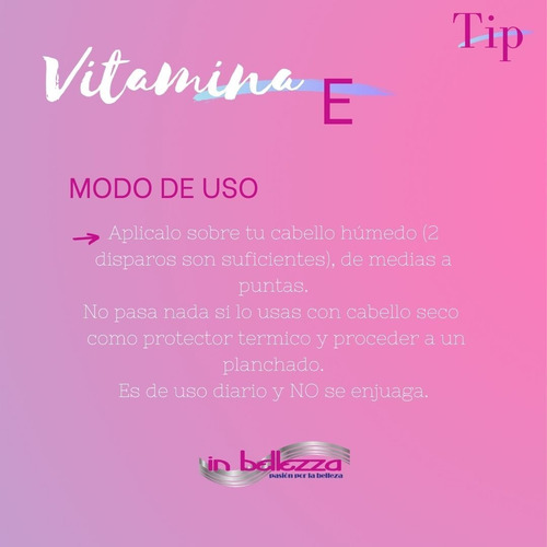 Kit De 12 Tratamientos Capilar Vitamina E In Bellezza