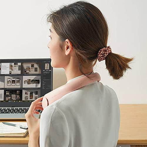 Ventilador De Cuello Sin Aspas Recargable 3 Velocidades Rosa