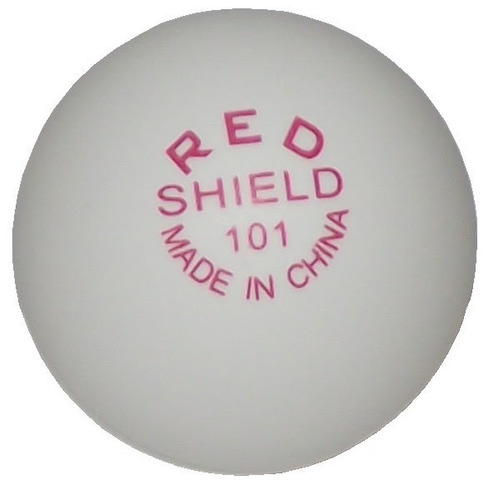 Imagen 3 de 4 de Cajas De 12 Pelotas Ping Pong 1/2 40mm Red Shield Sport R5