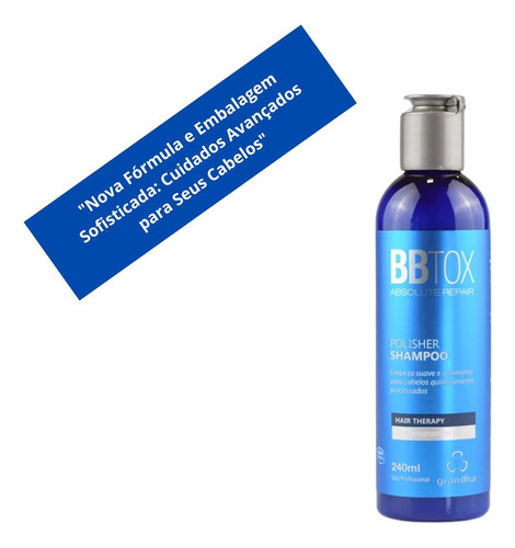 Shampoo Reparador De Danos Bbtox Progressiva Grandha