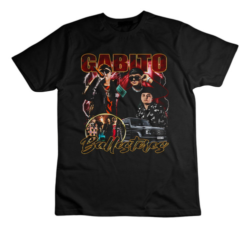 Playera Gabito Ballesteros, Camiseta Corridos Nuevos Mexico
