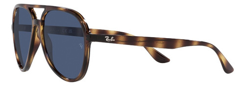 Lente De Sol Ray-ban 0rb4376 Pilot Unisex Dark Blue Havana Havana
