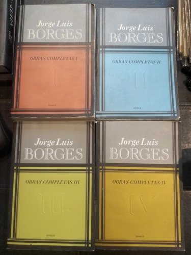 Obras Completas - Jorge Luis Borges - Colección Completa 4t.