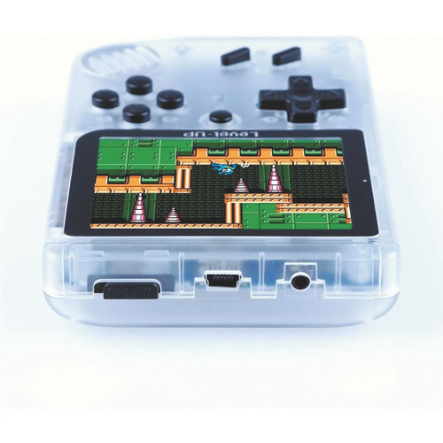 Consola Retro Boy 8bits Portatil Con 168 Juegos Transparente