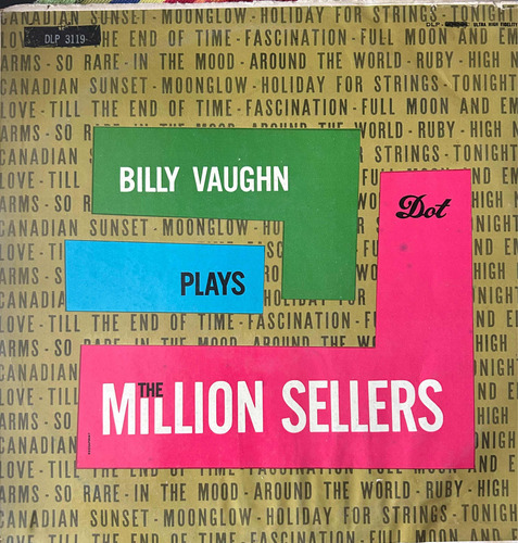 Disco Vinilo De Época Billy Vaughn Y Su Orquesta