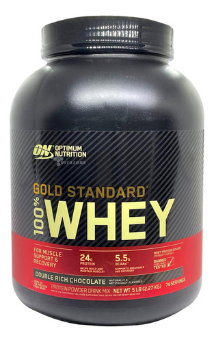 Gold Standard 100% Whey 5 Lbs Chocolate Optimum Nutrition.