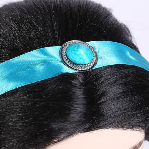 Peluca De Jazmin Para Disfraz De Fiesta Niñas Peluca Jasmine