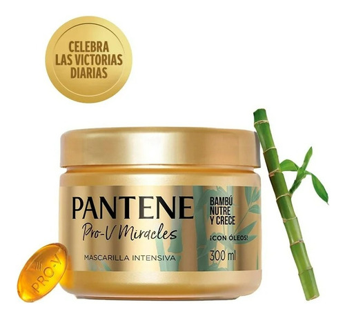 2 Pza Mascarilla Capilar Pantene Pro-v Miracles BambĂș Nutre