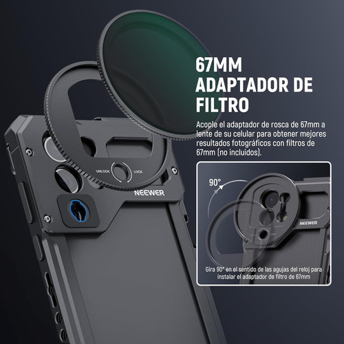 Portatil Jaula Para Teléfono Para Samsumg Galaxy S23 Ultra
