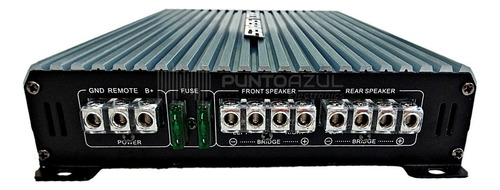 Amplificador Rock Series Rks-p110.4 4ch Clase Ab 2400w Max Color Gris