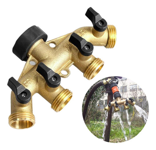 Divisor De Manguera De 4 Vías Adaptador De Hilo De Ee. Uu.