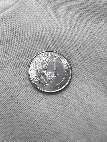 Moeda 1 Centavo 1978 Fao Flor De Cunho!