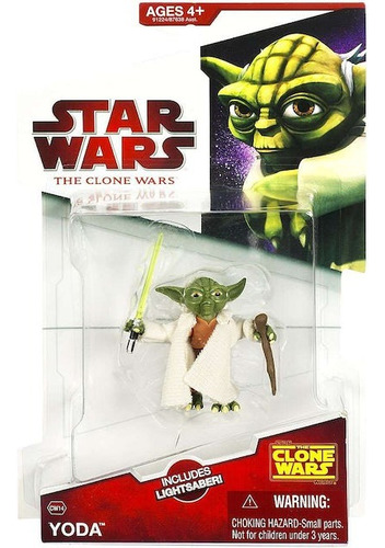 Star Wars The Clone Wars Hasbro: Yoda Jedi Master (Usado)