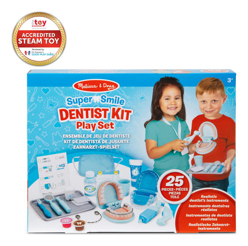 Melissa Y Doug Juego De Dentista Super Smile 26 Piezas