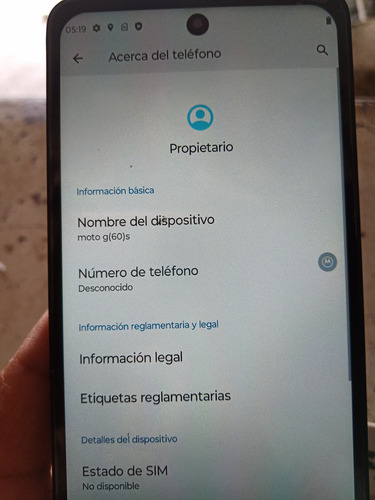 Moto G60s 128 Gb Azul 6 Gb Ram Azul (Usado)