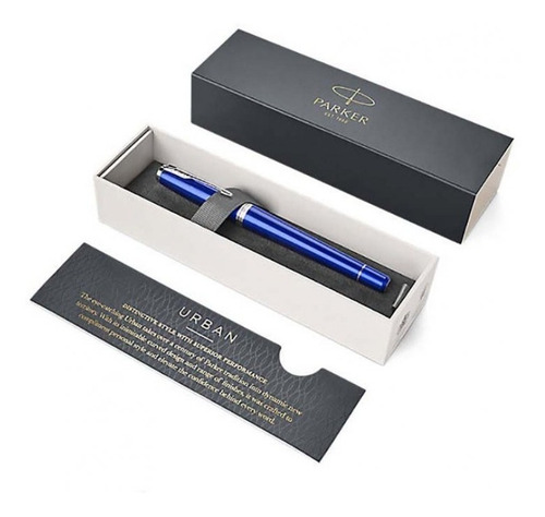 Pluma Parker Urban Azul Brillante Lapicera Personalizada
