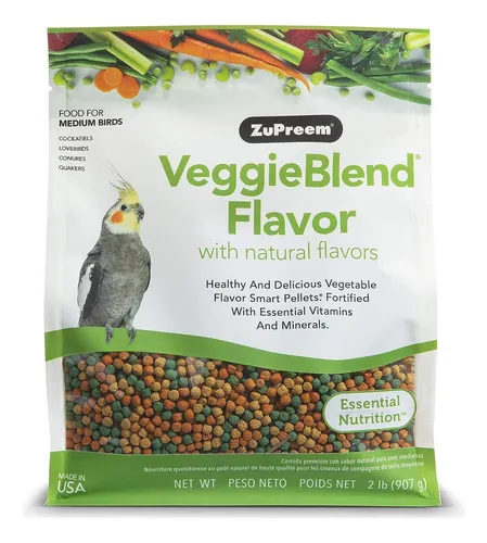 comprar Zupreem Alimento Veggieblend Ninfa, Agaporni, Conuro 907g