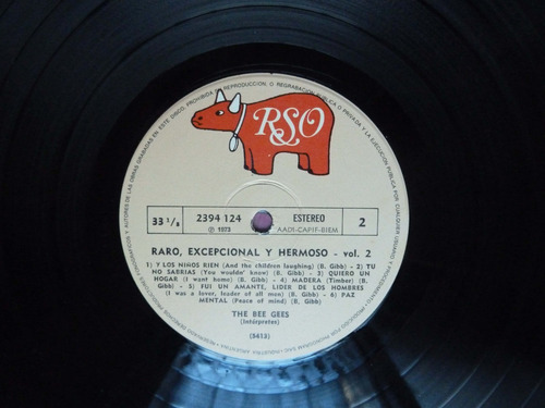Disco Vinilo Bee Gees Raro Excepcional Y Hermoso Vol.ii (Usado)