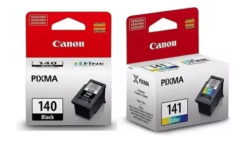 Pack Cartuchos Canon Pg-140 Y Cl-141 Originales Envio Gratis