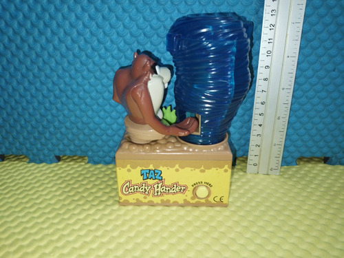 Taz Tazmania Dispensador Dulces 1998 Looney Tunes Funciona