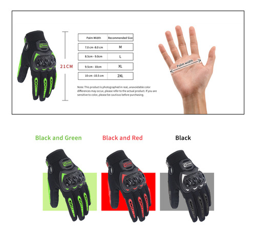 Guantes Para Protección De Moto Y Moto Para Hombre