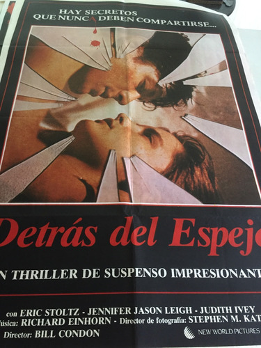 Poster Detras Del Espejo  Susan Leon  Original 1988