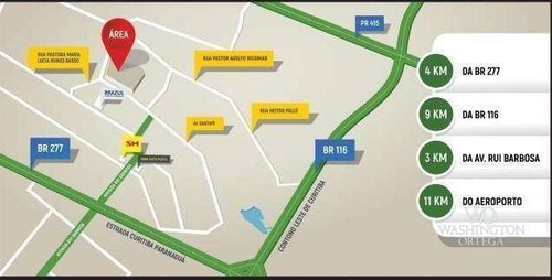 Imagem 4 de 4 de Área À Venda, 12905 M² Por R$ 1.524.000,00 - Guatupê - São José Dos Pinhais/pr - Ar0048