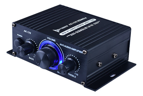 Mini Amplificador De Potencia Audio Ak170 12v