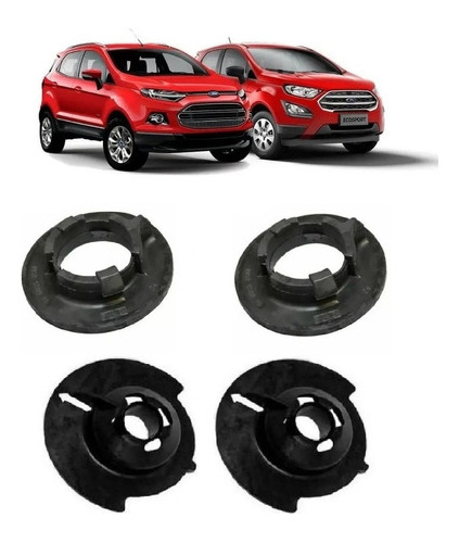 Jogo Calço Assento Mola Traseira Ford Ecosport 2017 2018 19