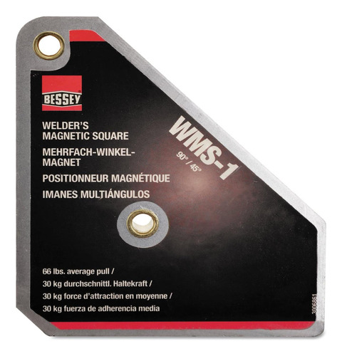 Cuadrado Con Cierre Magnético Bessey Wms-1